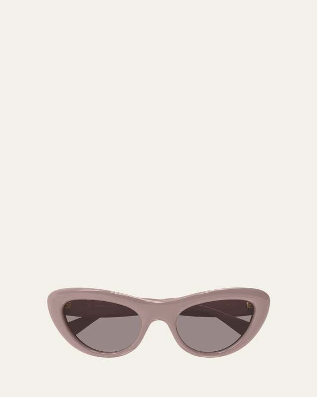 Curvy Acetate Cat-Eye Sunglasses